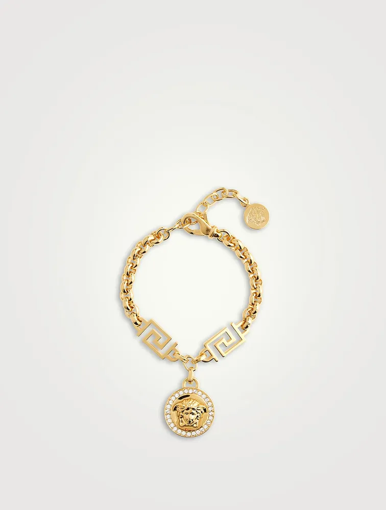 La Medusa Greca Bracelet With Crystals