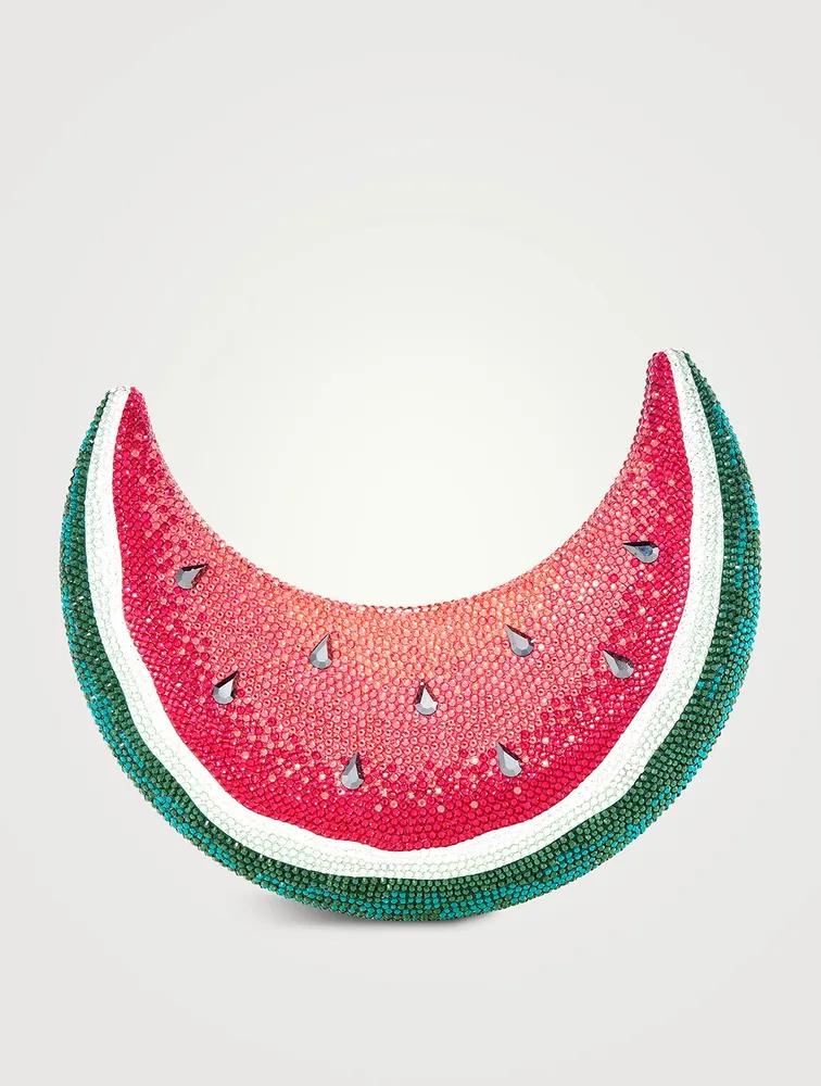 Watermelon Crescent Evening Bag