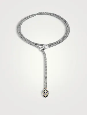 Legends Naga Lariat Necklace