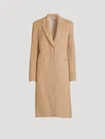 Wool-Blend Coat