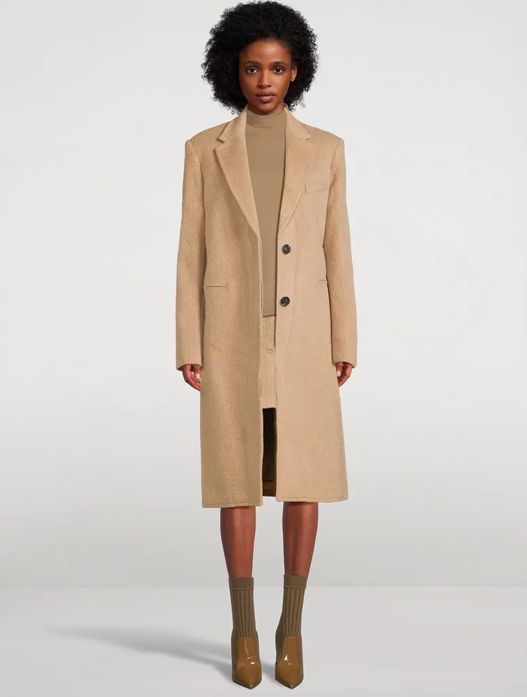 Wool-Blend Coat
