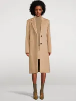 Wool-Blend Coat