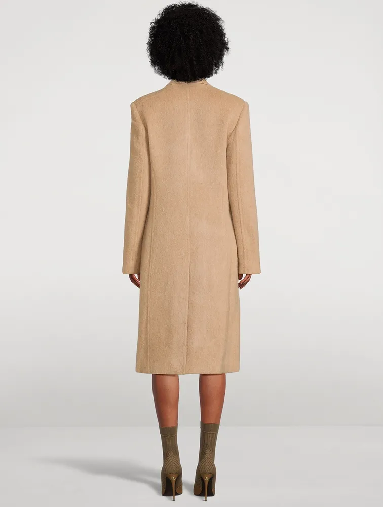 Wool-Blend Coat