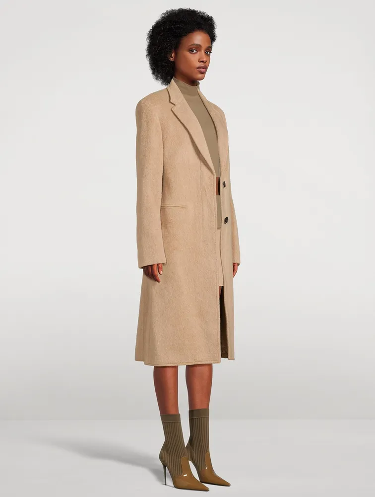 Wool-Blend Coat