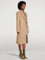 Wool-Blend Coat