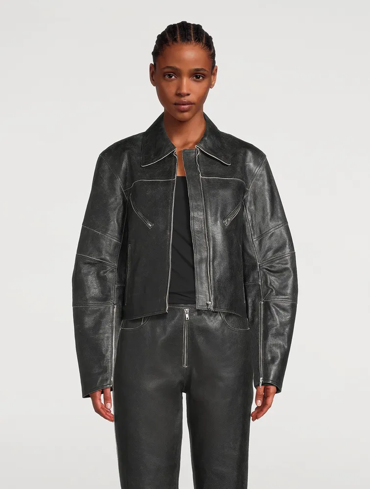 Leather Biker Jacket