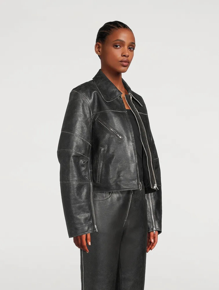 Leather Biker Jacket