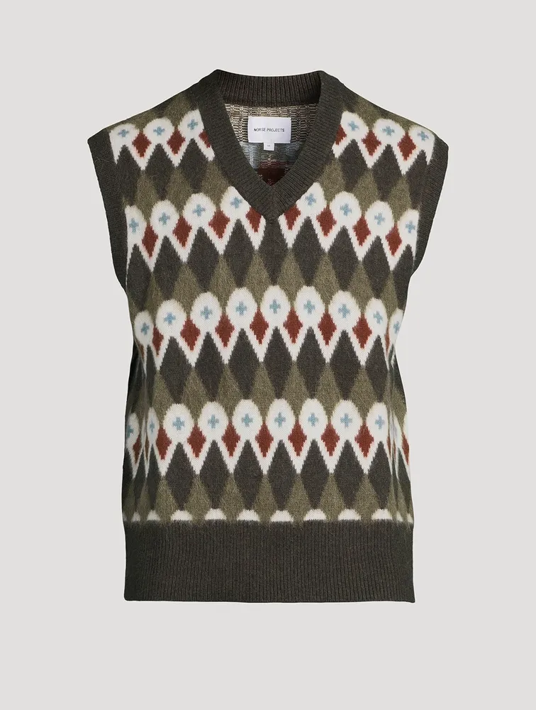 Melvin Fair Isle Sweater Vest