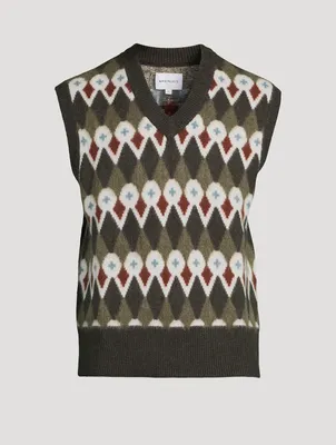 Melvin Fair Isle Sweater Vest