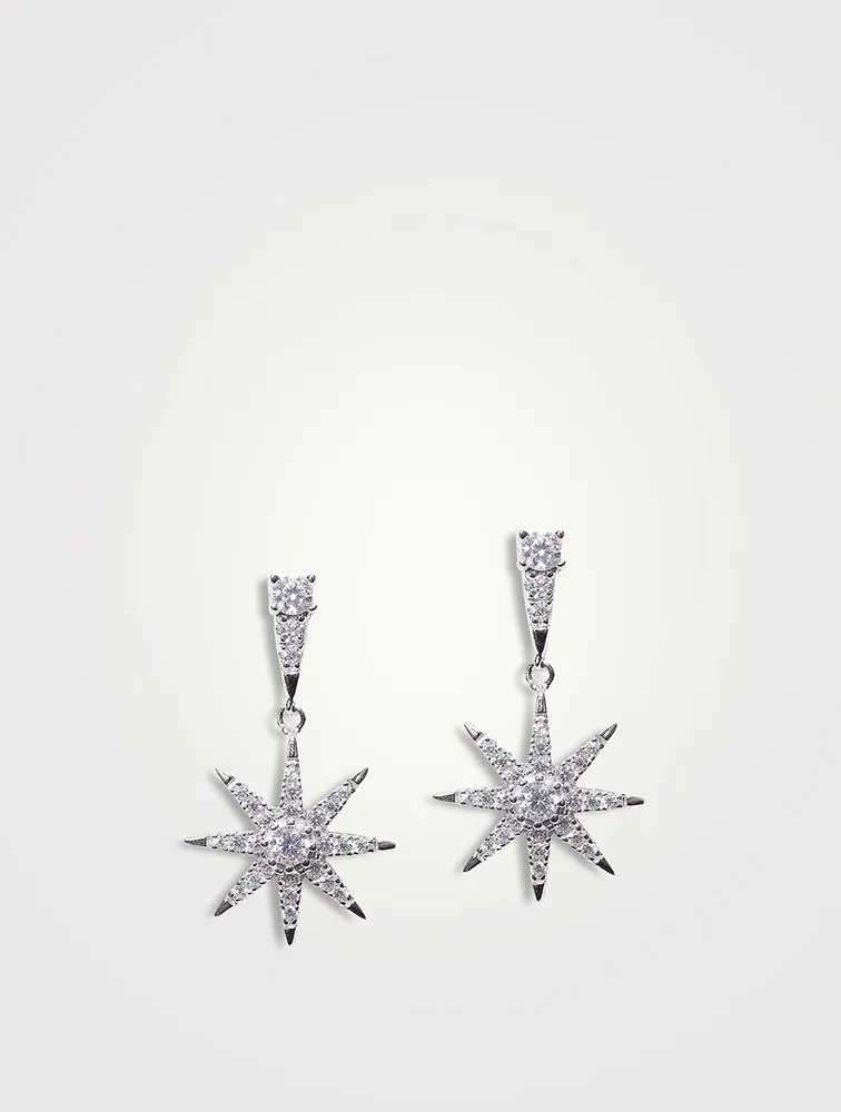 Nysa Starburst Drop Earrings