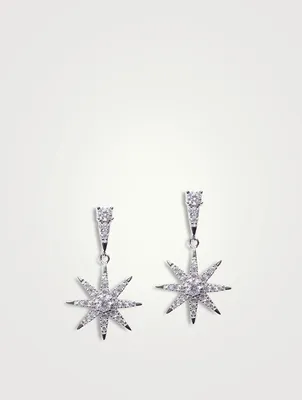 Nysa Starburst Drop Earrings