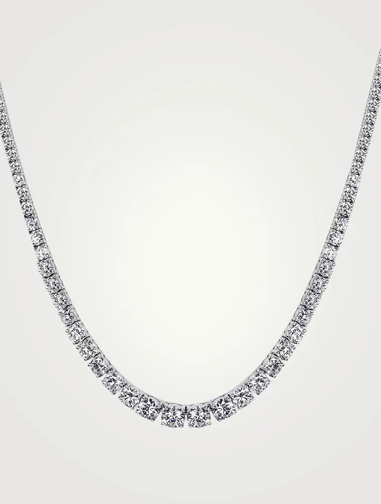 Jade Round Tennis Necklace