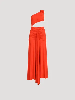 Fermina One-Shoulder Gown