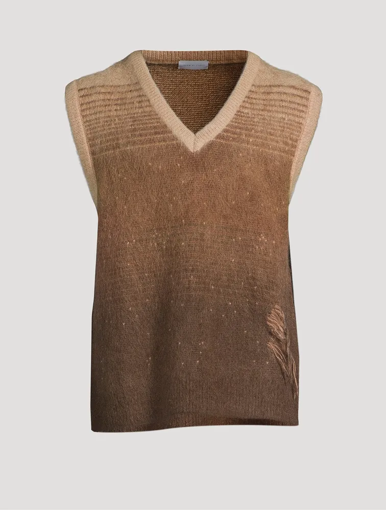 Gradient Mohair Vest