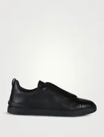Deerskin Triple Stitch Sneakers