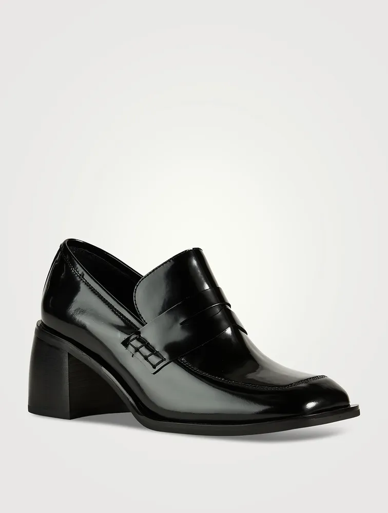 Patent Leather Penny Loafers