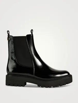 Laguna Patent Leather Chelsea Boots