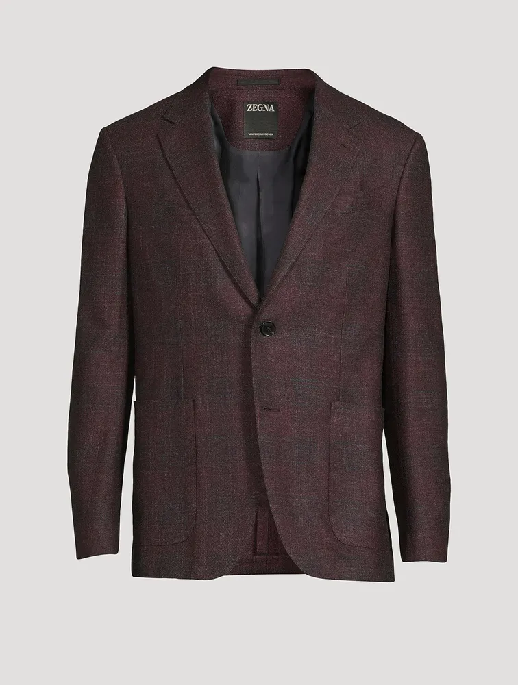 Wool Silk And Cashmere Jacket