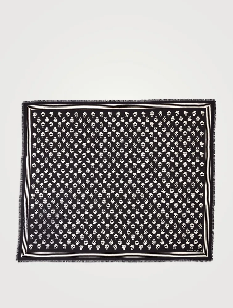 Wool Biker Skull Scarf