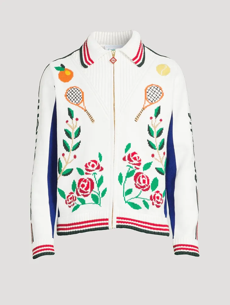 Laurel Intarsia Knit Jacket