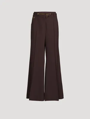 Luminosity Wide-Leg Trousers