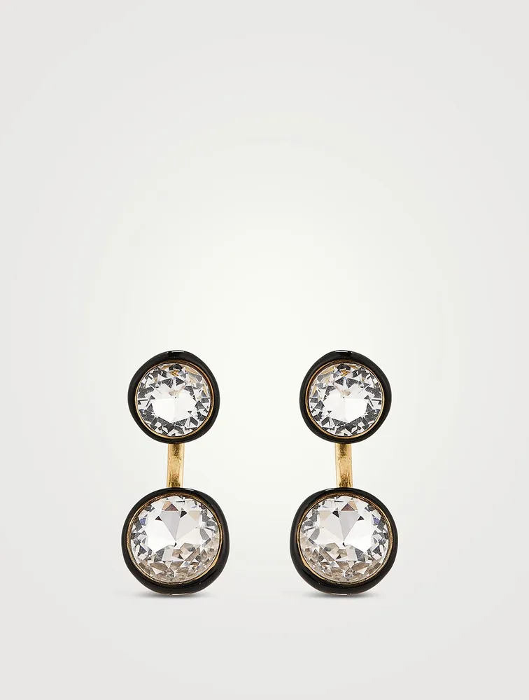 Back In Black Float Earring