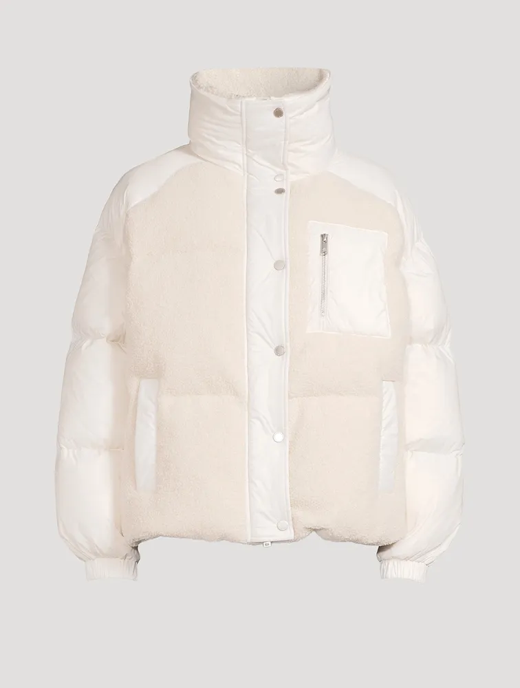 Elmira Sherpa Down Puffer Jacket