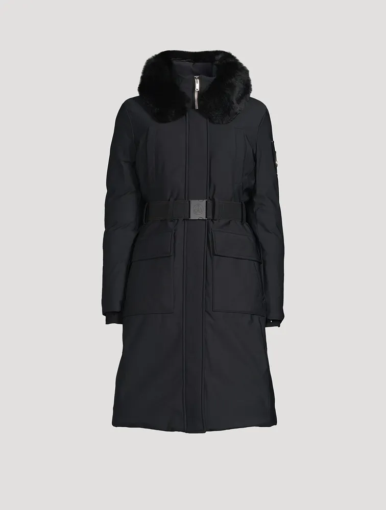 Alpharetta Shearling-Trimmed Down Parka