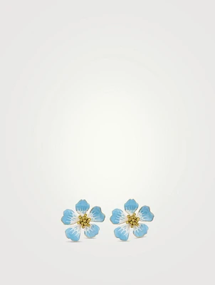 Large Flower Stud Earrings