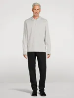 Cotton And Silk Polo Shirt