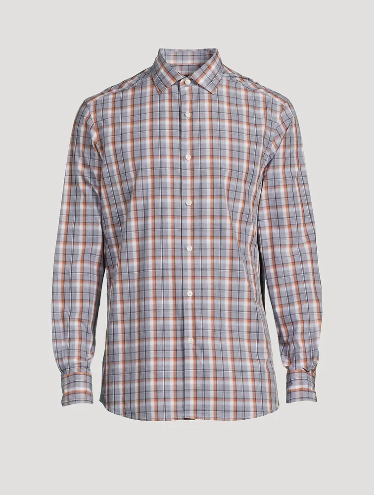 Check Twill Sport Shirt