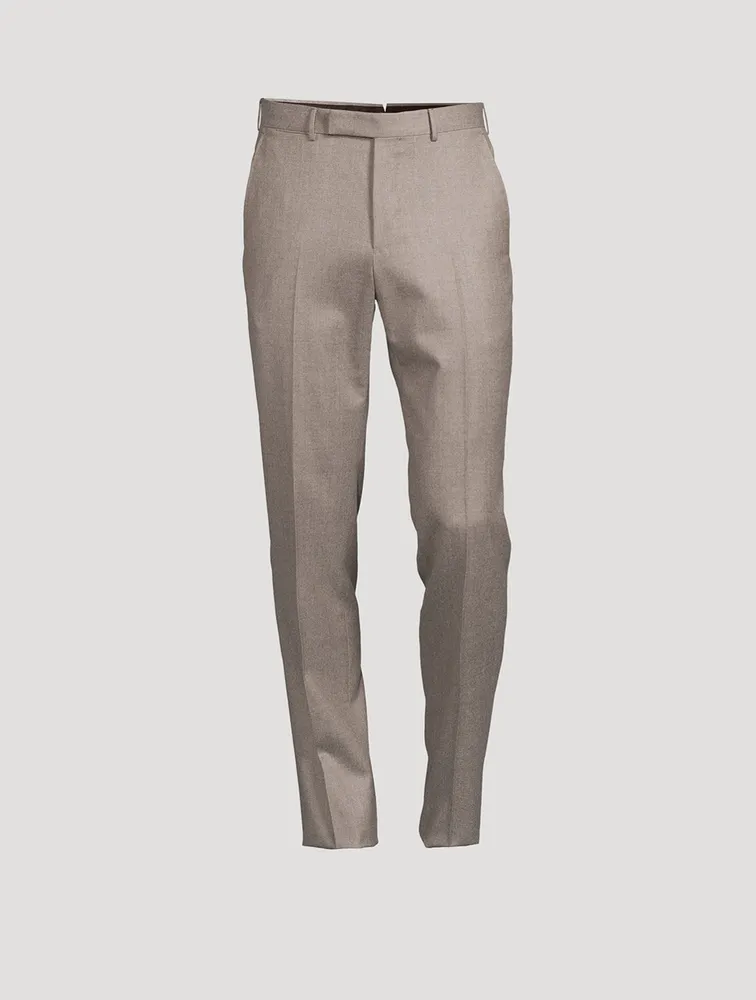 Wool Slim-Fit Pants