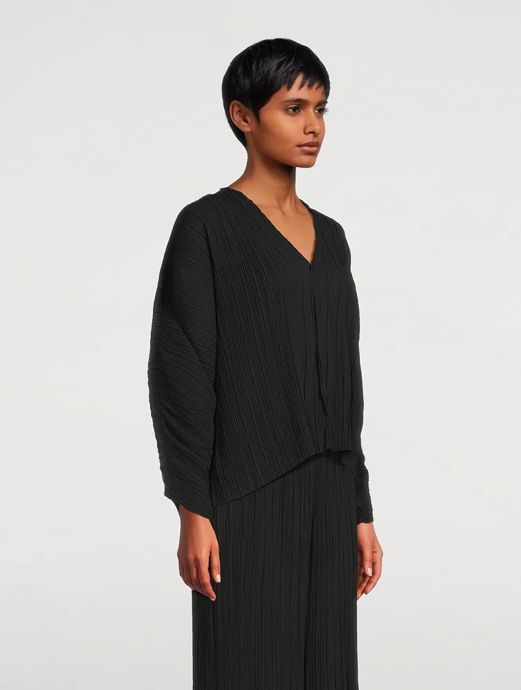Devone Plissé Blouse