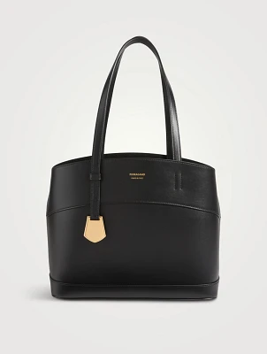 Small Charming Leather Tote Bag