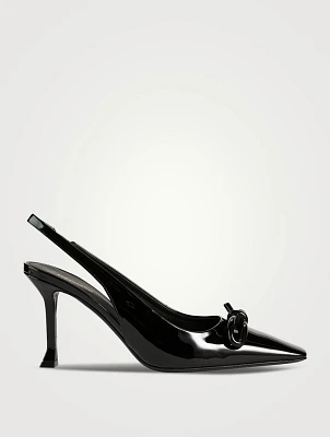 Patent Leather Slingback Pumps
