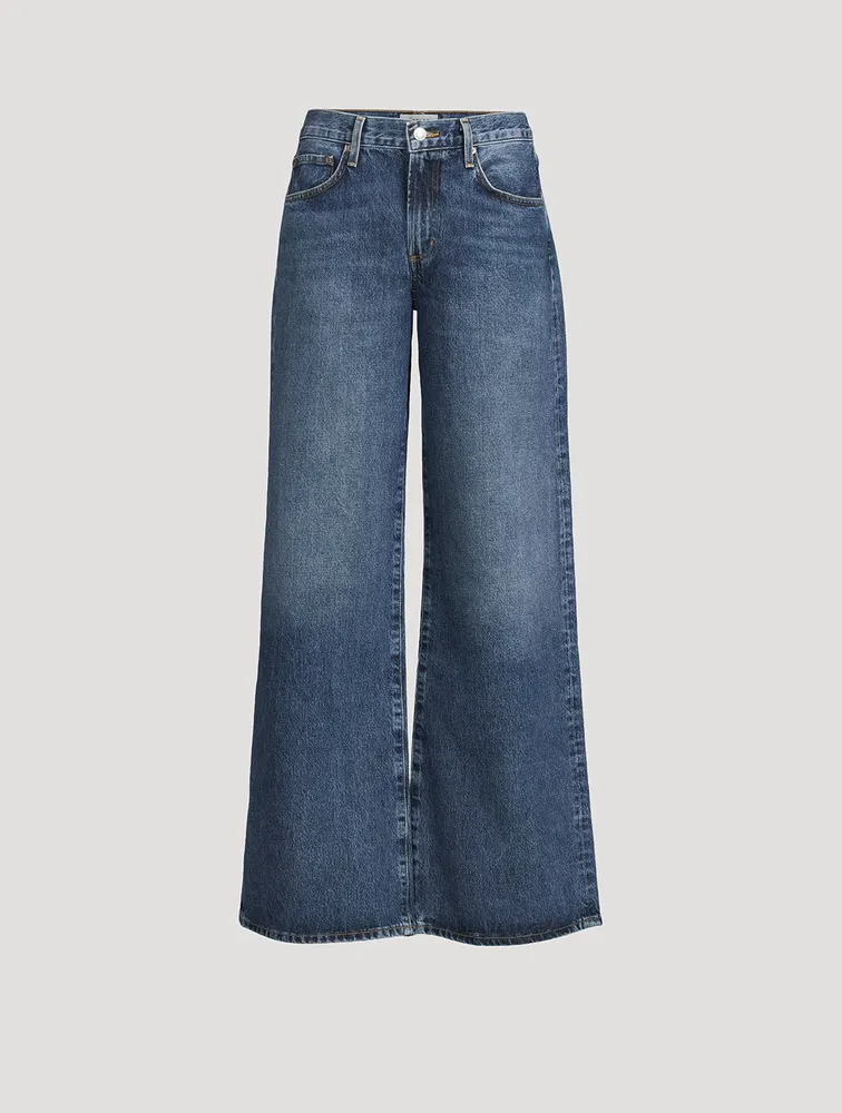 Clara Low-Rise Baggy Wide-Leg Jeans