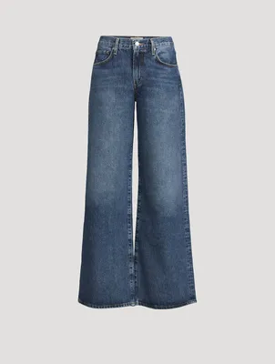 Clara Low-Rise Baggy Wide-Leg Jeans