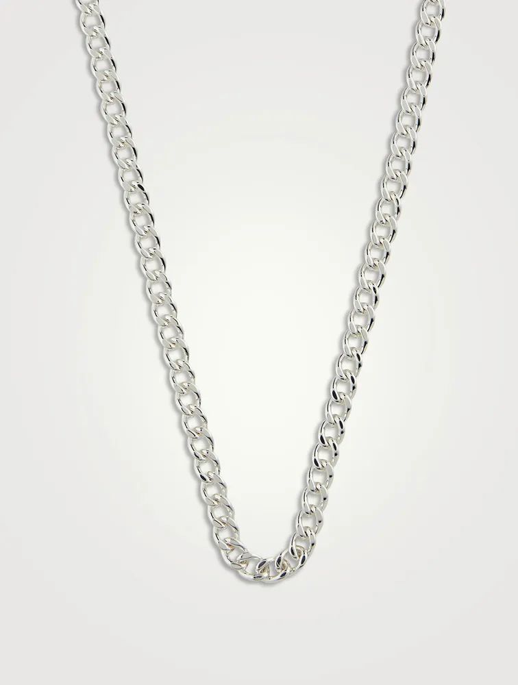 Skinny Curb Chain Necklace