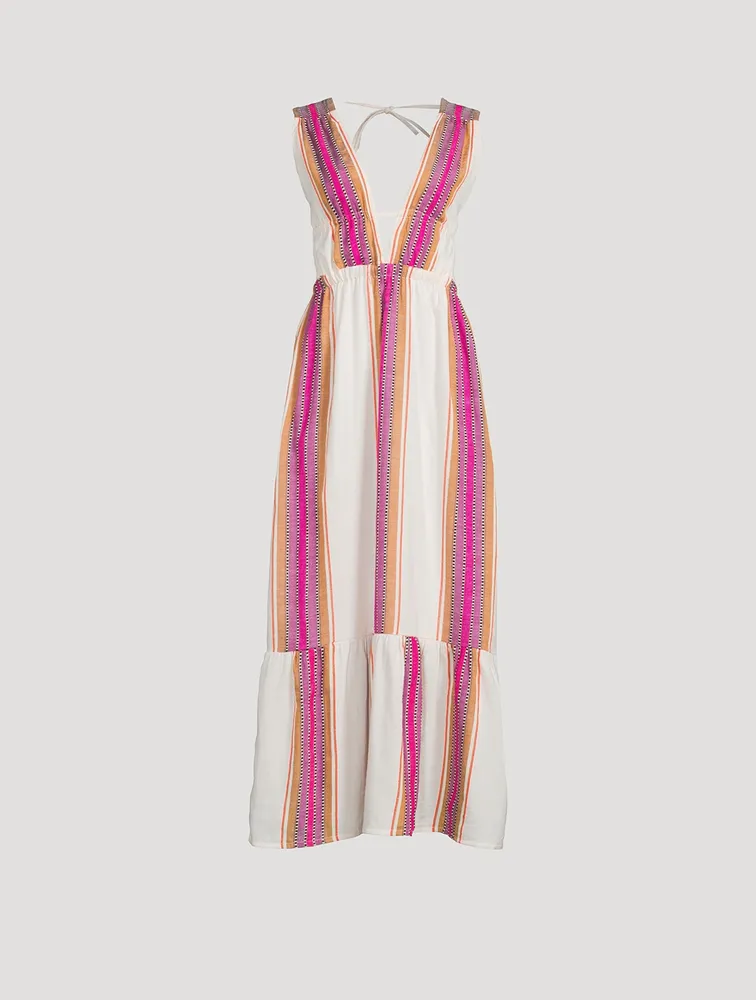 Lelisa V-Neck Long Dress