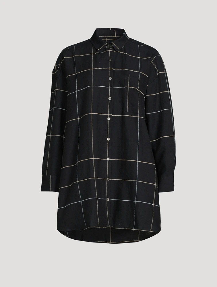 Mariam Cotton Shirt Plaid Print