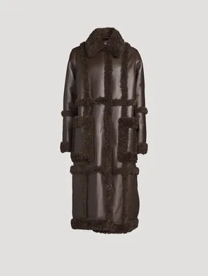 Patrice Faux Shearling Coat