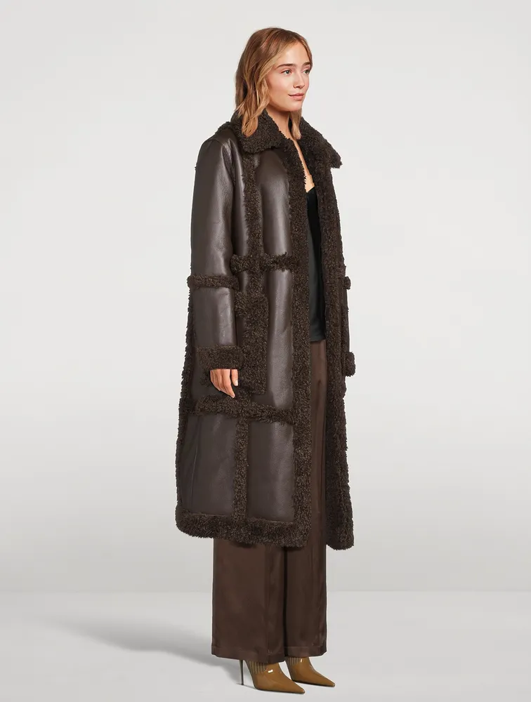 Patrice Faux Shearling Coat