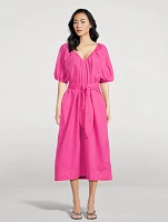 Alora Organic Cotton Cocoon Midi Dress