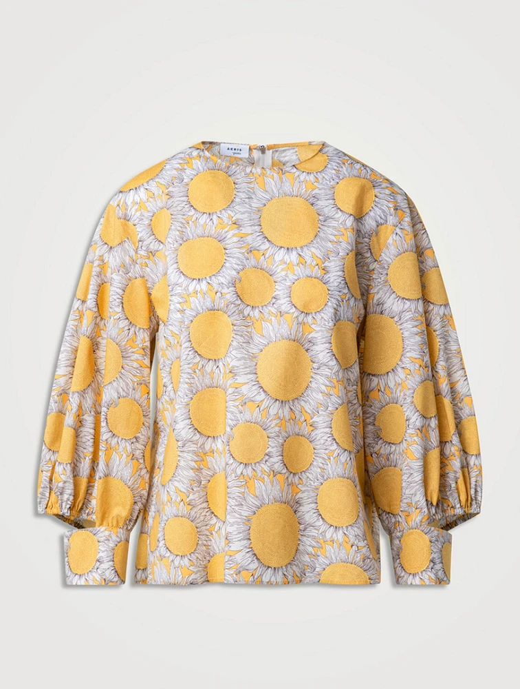 Cotton Blouse Sunshine Print