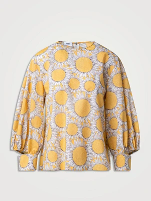 Cotton Blouse Sunshine Print