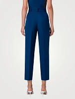 Feryn Linen-Blend Tapered Pants