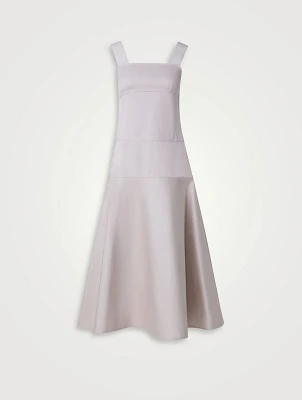 Cotton Sleeveless Midi Dress