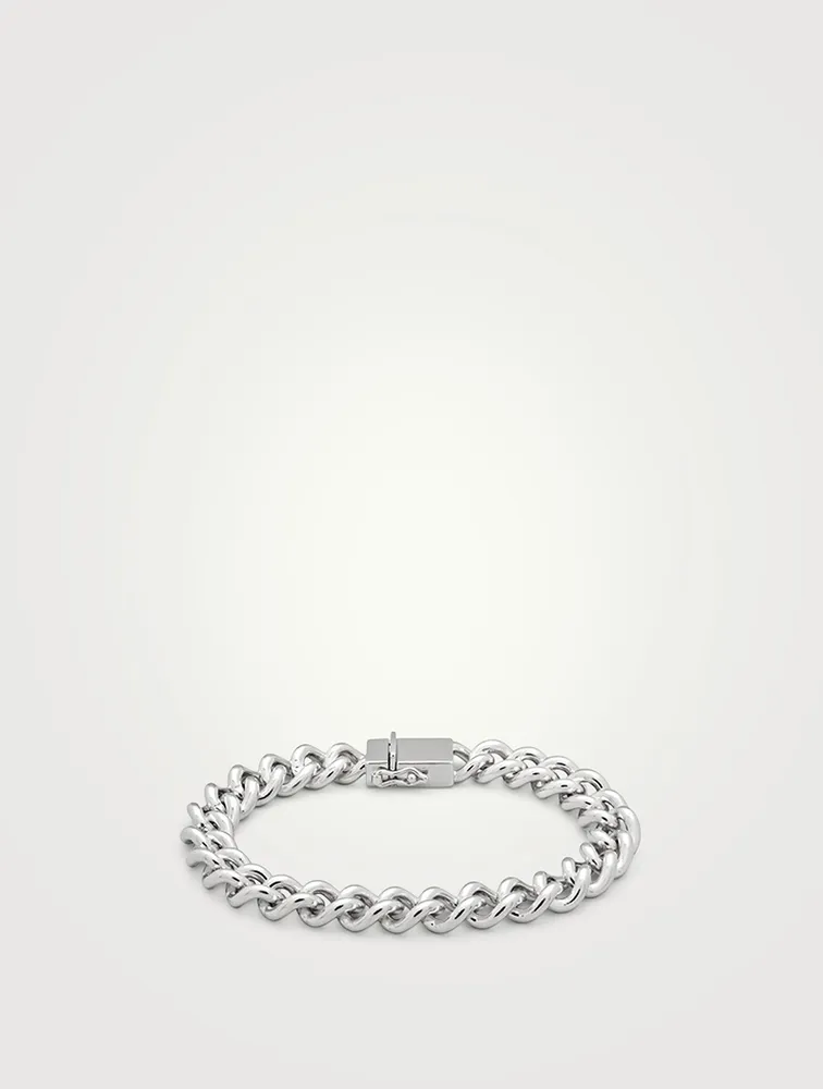 Lou Silver Curb Chain Bracelet
