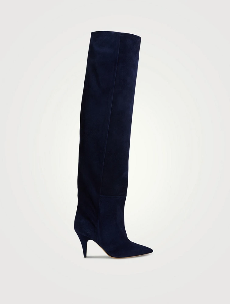 The River Suede Knee-High Boots