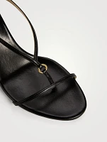 The Marion Leather Wedge Sandals